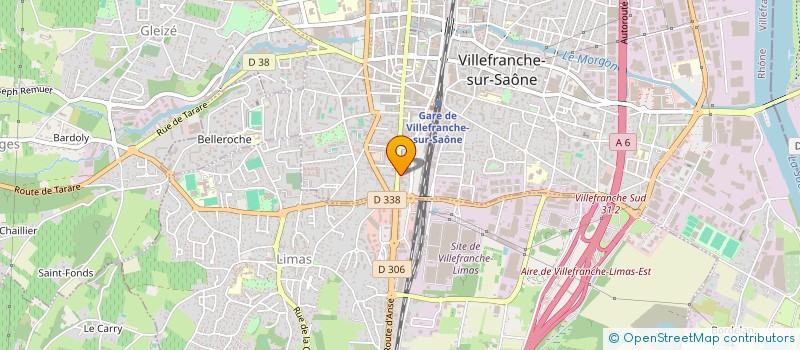 localisation de l'entreprise MONSIEUR MAEL BOUDENIA  VILLEFRANCHE-SUR-SAONE