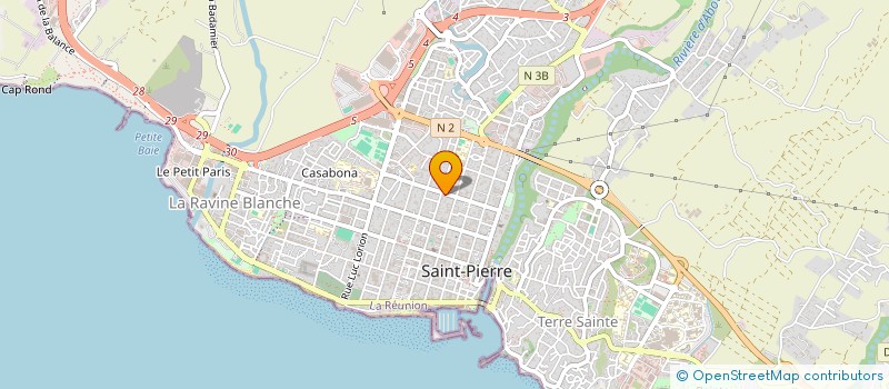 localisation de l'entreprise MONSIEUR MAEL BOUGOUIN  SAINT-PIERRE