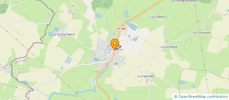 localisation de l'entreprise MONSIEUR MAEL BOUGOUIN  LE BUSSEAU