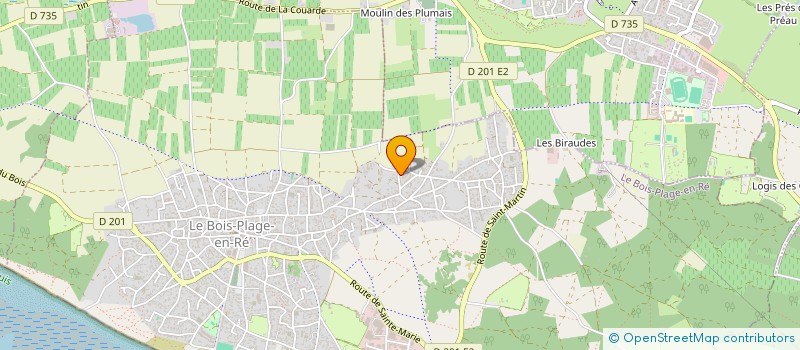 localisation de l'entreprise MONSIEUR MAEL BRISET  LE BOIS-PLAGE-EN-RE