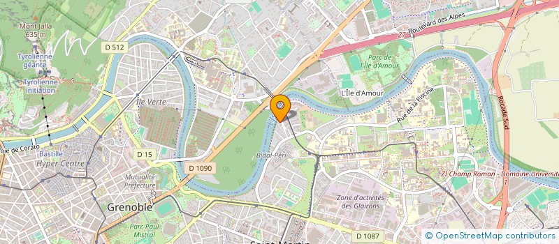 localisation de l'entreprise MONSIEUR MAEL BRUYERE  SAINT-MARTIN-D'HERES