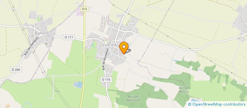 localisation de l'entreprise MONSIEUR MAEL CALLAUD  VOUHE