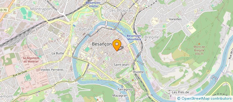 localisation de l'entreprise MONSIEUR MAEL CESBRON à BESANCON