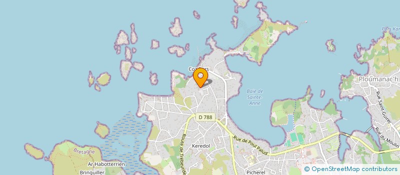 localisation de l'entreprise MONSIEUR MAEL CHEVILLARD  TREGASTEL