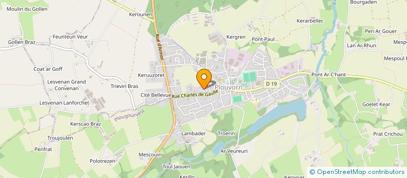 localisation de l'entreprise MONSIEUR MAEL CLEC'H  PLOUVORN