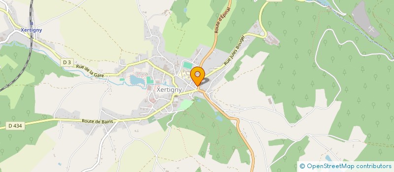 localisation de l'entreprise MONSIEUR MAEL COLIN  XERTIGNY