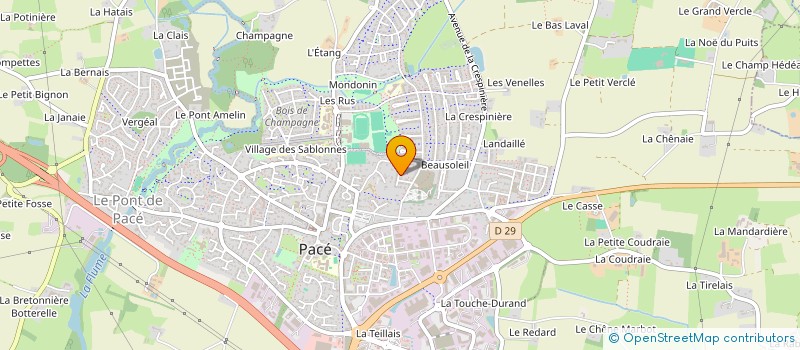 localisation de l'entreprise MONSIEUR MAEL DALADOIRE  PACE