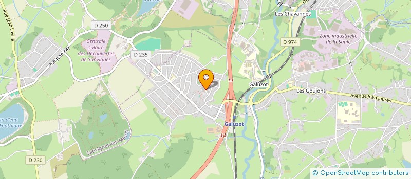 localisation de l'entreprise MONSIEUR MAEL DELION  SAINT-VALLIER