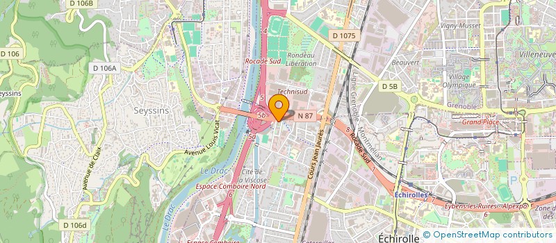 localisation de l'entreprise MONSIEUR MAEL DESCHAMPS  ECHIROLLES