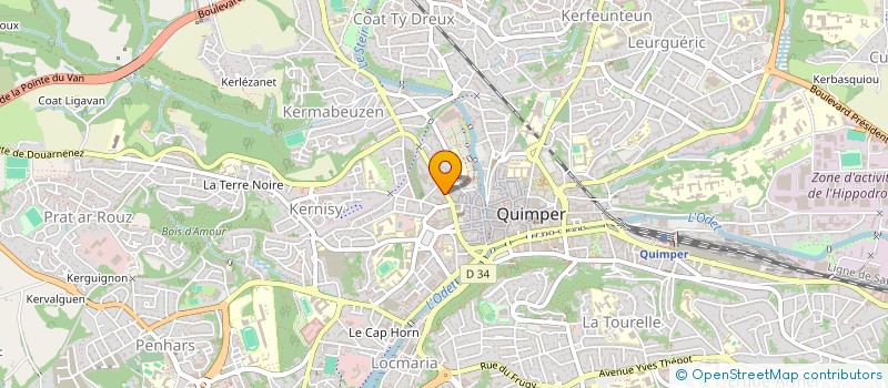 localisation de l'entreprise MONSIEUR MAEL DEVEAUTOUR à QUIMPER