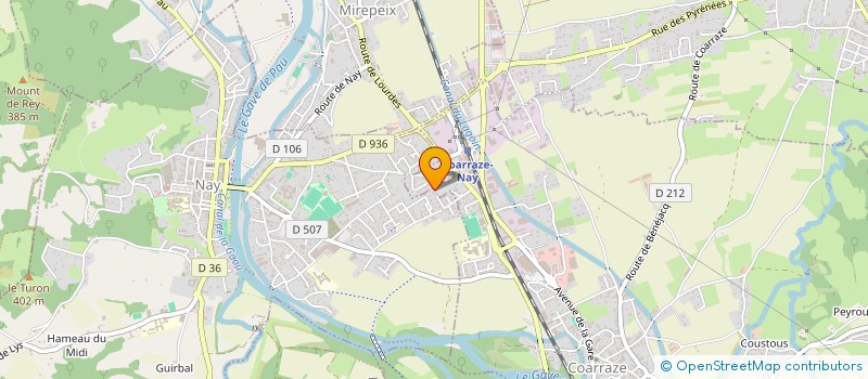 localisation de l'entreprise MONSIEUR MAEL DIQUERO  COARRAZE