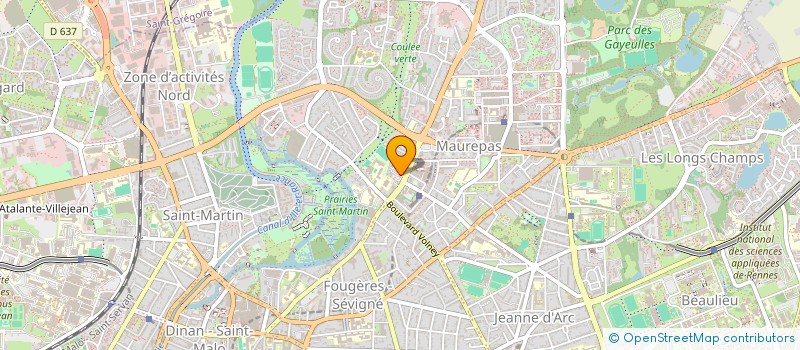 localisation de l'entreprise MONSIEUR MAEL DIRAISON  RENNES