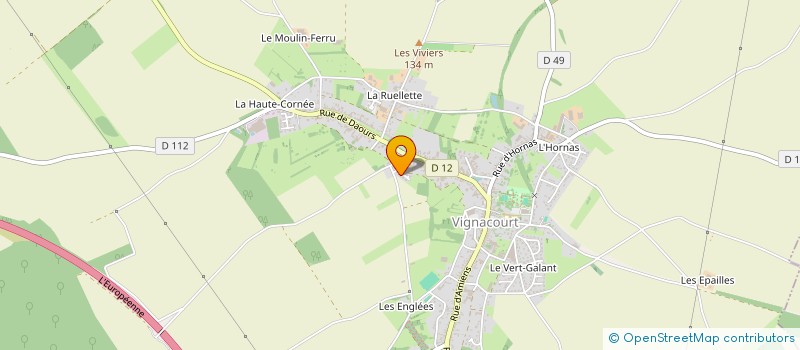 localisation de l'entreprise MONSIEUR MAEL DUCROCQ  VIGNACOURT