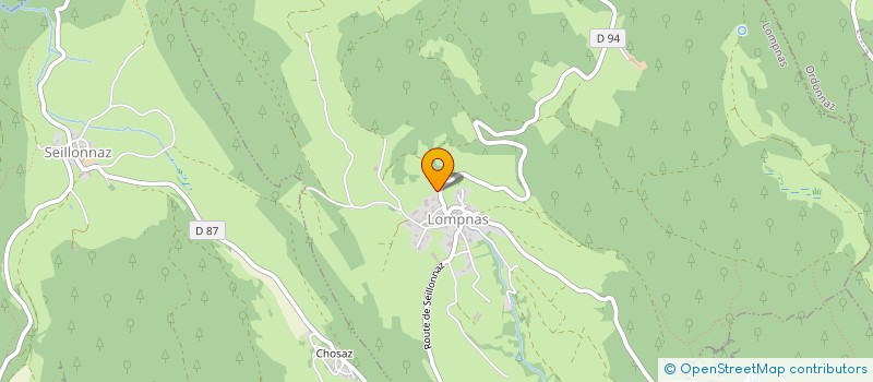 localisation de l'entreprise MONSIEUR MAEL DURAND  LOMPNAS