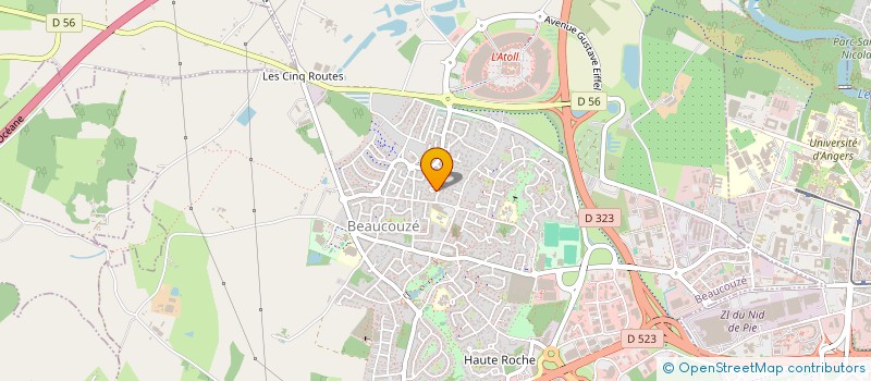 localisation de l'entreprise MONSIEUR MAEL DURAND  SAINT-MELAINE-SUR-AUBANCE