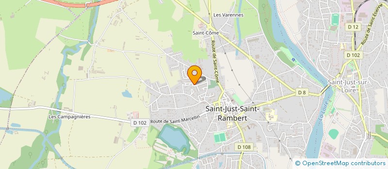 localisation de l'entreprise MONSIEUR MAEL FARRA  SAINT-JUST-SAINT-RAMBERT