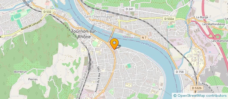 localisation de l'entreprise MONSIEUR MAEL FAURE à TOURNON-SUR-RHONE