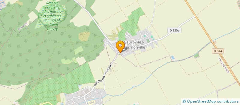 localisation de l'entreprise MONSIEUR MAEL FOURNIER  CAUROY-LES-HERMONVILLE