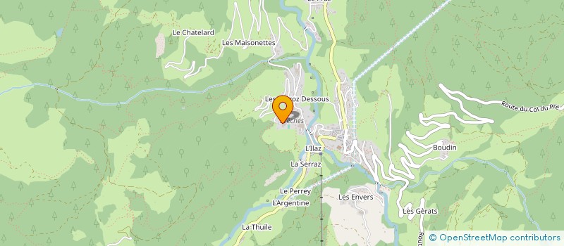 localisation de l'entreprise MONSIEUR MAEL GABORIT  BEAUFORT