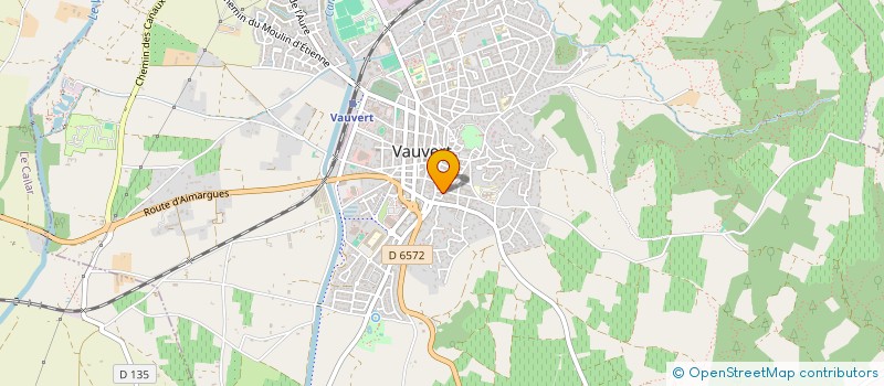 localisation de l'entreprise MONSIEUR MAEL GAGNIEUX  VAUVERT