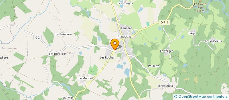 localisation de l'entreprise MONSIEUR MAEL GAILLARD à SAINT-PARDOUX-LE-LAC