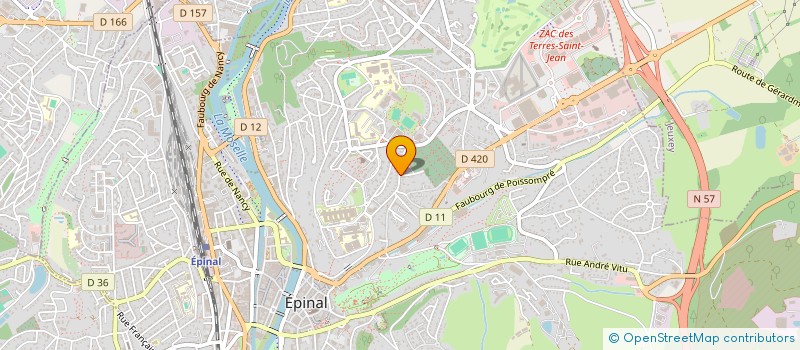 localisation de l'entreprise MONSIEUR MAEL GARNIER à EPINAL