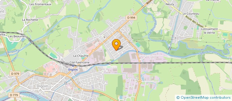 localisation de l'entreprise MONSIEUR MAEL GARON  DIGOIN