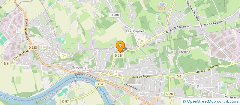 localisation de l'entreprise MONSIEUR MAEL GASPARD  TREVOUX