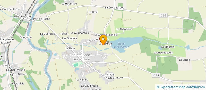 localisation de l'entreprise MONSIEUR MAEL GEFFRAY  SAINTE-ANNE-SUR-VILAINE