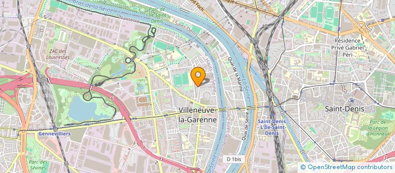 localisation de l'entreprise MONSIEUR MAEL GOURVENEC  VILLENEUVE-LA-GARENNE