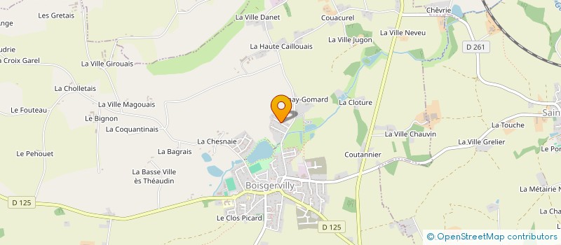 localisation de l'entreprise MONSIEUR MAEL GROUX  BOISGERVILLY