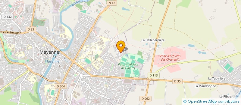 localisation de l'entreprise MONSIEUR MAEL GUY  MAYENNE