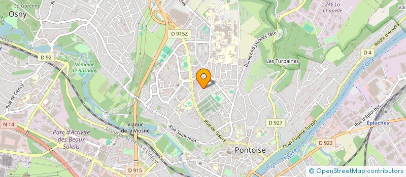 localisation de l'entreprise MONSIEUR MAEL HARVINGT  PONTOISE