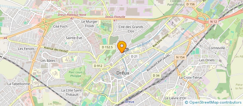 localisation de l'entreprise MONSIEUR MAEL HEBERT à DREUX