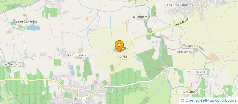 localisation de l'entreprise MONSIEUR MAEL HERCE  CHAMPTOCEAUX