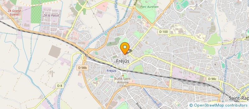 localisation de l'entreprise MONSIEUR MAEL HERCELIN à FREJUS