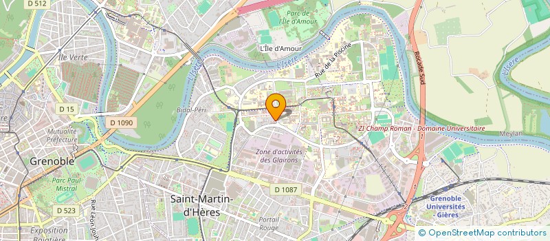 localisation de l'entreprise MONSIEUR MAEL HOLLO  SAINT-MARTIN-D'HERES