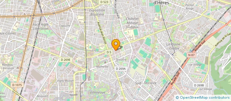 localisation de l'entreprise MONSIEUR MAEL HORIOT  GRENOBLE