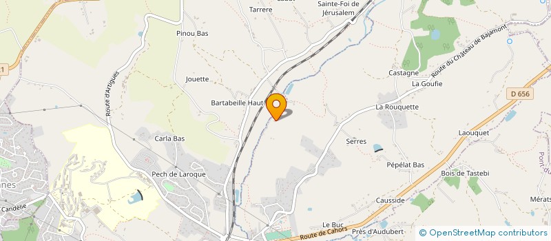 localisation de l'entreprise MONSIEUR MAEL ICARD  BAJAMONT