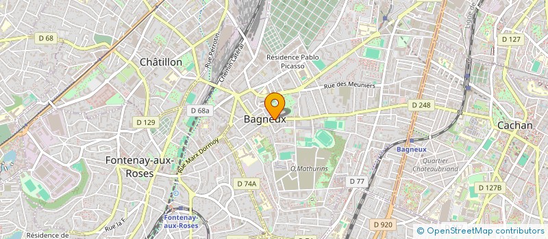 localisation de l'entreprise MONSIEUR MAEL KERAVEC à BAGNEUX