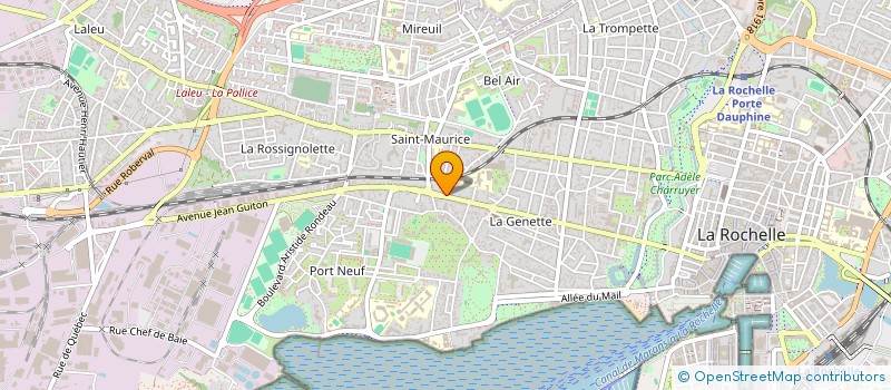 localisation de l'entreprise MONSIEUR MAEL KERDONCUFF  LA ROCHELLE