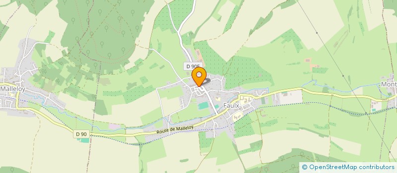 localisation de l'entreprise MONSIEUR MAEL KIEFFER  FAULX