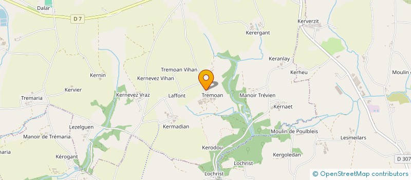 localisation de l'entreprise MONSIEUR MAEL LADAN  PLOMELIN