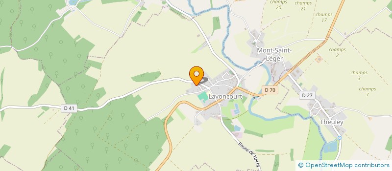 localisation de l'entreprise MONSIEUR MAEL LAIMOUNI  LAVONCOURT