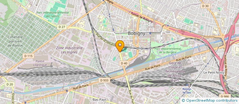 localisation de l'entreprise MONSIEUR MAEL LAROUR  BOBIGNY