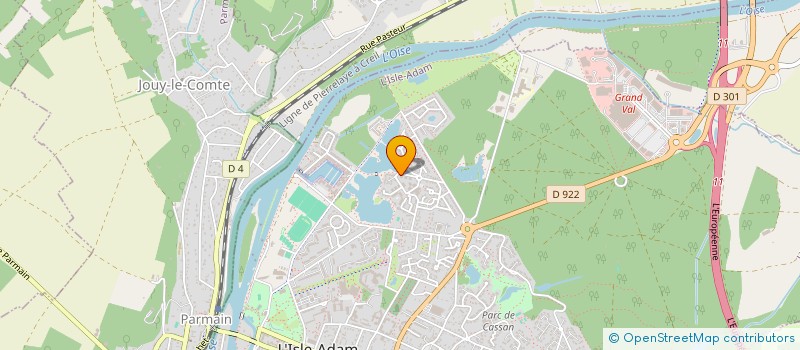 localisation de l'entreprise MONSIEUR MAEL LAUDIJOIS  L'ISLE-ADAM