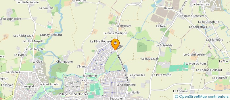 localisation de l'entreprise MONSIEUR MAEL LE BERRE à PACE