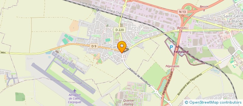 localisation de l'entreprise MONSIEUR MAEL LE BLAIS  CARPIQUET