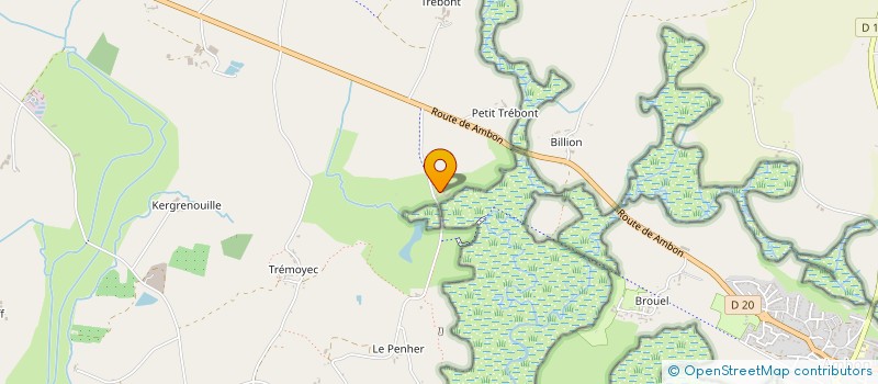 localisation de l'entreprise MONSIEUR MAEL LE VAILLANT  SURZUR