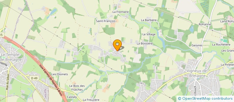 localisation de l'entreprise MONSIEUR MAEL LECLERC  VIGNEUX-DE-BRETAGNE